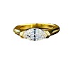 Alloy with Clear Cubic Zirconia Finger Rings FS-WGD7F1A-01-4