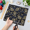 Dragon Pattern Cotton Fabric DIY-WH0579-96D-3