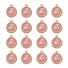 Golden Plated Alloy Enamel Charms LS-ENAM-S118-07J-2