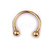 303 Stainless Steel Circular/Horseshoe Barbell Nose Rings WG86D19-19-1