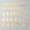 40Pcs 20 Styles Sulfuric Acid Paper Gilded Stickers STIC-WH0004-01D-1