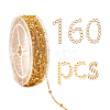 Brass Coated Iron Cable Chains Set CH-SC0001-01G-1