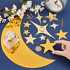 Star Acrylic Mirror Wall Stickers DIY-PH0017-37A-3