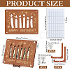 Laser Cut Wooden Money Holder Display Stands AJEW-FG0004-22B-2