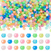 500Pcs Luminous PS Plastic Beads FIND-TA00009-13B-1