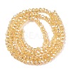 Electroplate Glass Beads Strands EGLA-A044-T1mm-A03-3