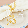 12pcs 2 Colors Alloy & Iron Napkin Rings AJEW-HY0001-11-4