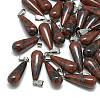 Natural Mahogany Obsidian Pendants G-T081-09-1