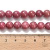 Natural Rhodonite Beads Strands G-F820-K06-8mm-5