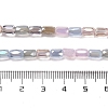 Electroplate Glass Beads Strands EGLA-D030-08A-4