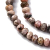 Natural Rhodonite Beads Strands G-G139-B17-01-4