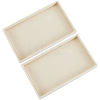 Rectangle Wood Covered with Velvet Jewelry Trinket Display Trays AJEW-WH20054-062K-01-1