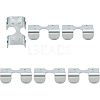 Iron Heavy Duty Double Rope Clamps FIND-WH0014-62-1