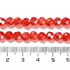 Transparent Glass Beads EGLA-A035-T6mm-B01-4