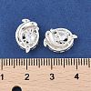 Rack Plating Brass Micro Pave Cubic Zirconia Beads KK-F879-01S-02-3