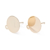 Rack Plating Brass Stud Earring Findings KK-F829-03A-G-2