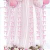 6Pcs Polyester Bowknot Hanging Streamer AJEW-SP0002-71B-7