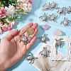 12Pcs Turtle Alloy Lapel Pinks for Backpack Clothes JEWB-CA0001-88AS-3