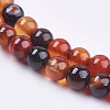 Natural Agate Bead Strands G-R173-4mm-05-3