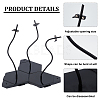 Plastic Doll Stands with Adjustable Snake Bone Bracket ODIS-WH0002-90-4