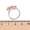 Brass Cuff Open Rings for Women KK-CBA17E5-03P-01-5