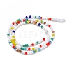 Glass Beads Strands GLAA-F106-B-12-2
