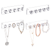 Wall Mounted Acrylic Necklace Holder AJEW-GA0007-50A-1