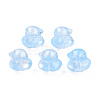 Transparent Spray Painted Glass Beads GLAA-N035-023-C03-1