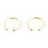 925 Sterling Silver Cuff Earrings EJEW-H124-06G-1