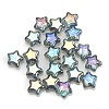 Electroplate Transparent Glass Beads LS-GLAA-WH0033-128B-03-1