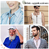 2Pcs 2 Styles Adjustable Vintage PU Leather Bolo Tie NJEW-GF0001-13R-5