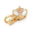 Brass Micro Pave Cubic Zirconia Pendants KK-P192-04-G06-3