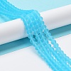 Transparent Glass Beads Strands EGLA-A034-T6mm-MD08-3