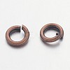Red Copper Color Brass Open Jump Rings X-JRC5MM-R-2