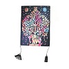 Colorful Elephant Polyester Wall Hanging Tapestry TREE-PW0001-96A-2
