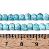 Baking Paint Glass Beads Strands DGLA-N016-4mm-08-4