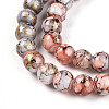 Baking Paint Glass Beads Strands X-DGLA-N003-6mm-B05-3
