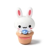 Rabbit Silicone Beads SIL-V001-06-1