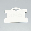 Cardboard Necklace Display Cards X-CDIS-R034-40-3