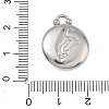 12 Constellations 304 Stainless Steel Pendants STAS-F354-01P-05-3