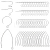 320Pcs 4 Style 304 Stainless Steel Earring Hooks STAS-BBC0004-45-1