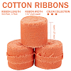 Cotton Rustic Frayed Edge Ribbon OCOR-WH0071-029E-2