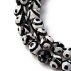 Tibetan Style 3-Eye dZi Beads TDZI-G341-6mm-08-3