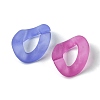 Transparent Frosted Acrylic Linking Rings OACR-B017-03A-2