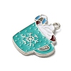 Winter Theme Alloy Enamel Pendants LS-ENAM-M002-05O-P-2
