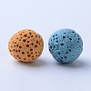 Unwaxed Natural Lava Rock Beads X-G-F325-16mm-M-2
