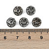 Brass Grade A Crystal Rhinestone Spacer Beads RB-A006-8MM-B-2