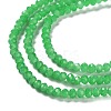 Baking Paint Imitation Jade Glass Bead Strands DGLA-A034-J4MM-A10-4