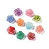 Synthetic Coral 3D Flower Rose Beads CORA-A005-14mm-1