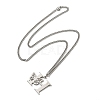 201 Stainless Steel Necklaces NJEW-Q336-01H-P-2